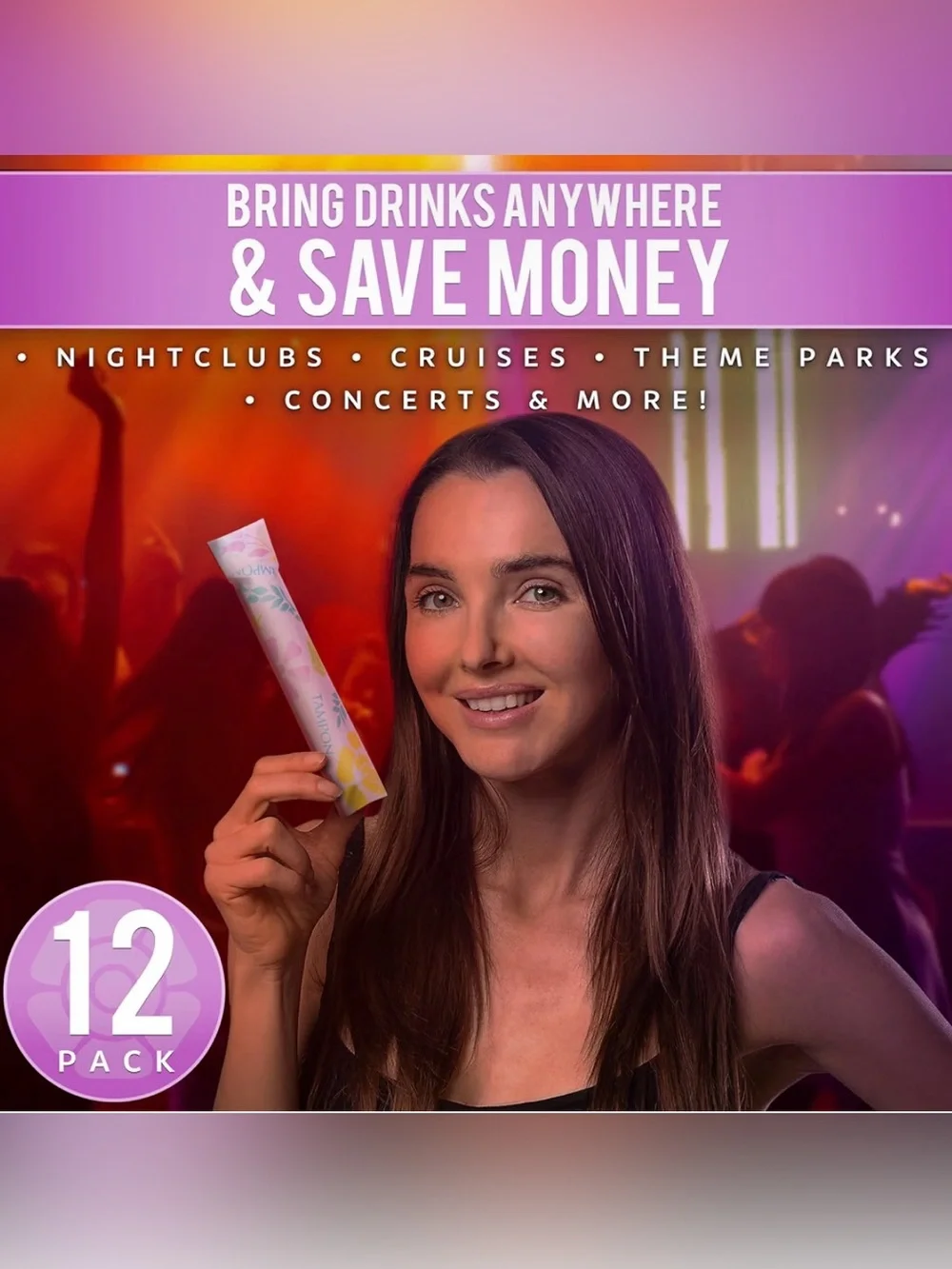 GoPong Tampon Flasks - 12 Pack